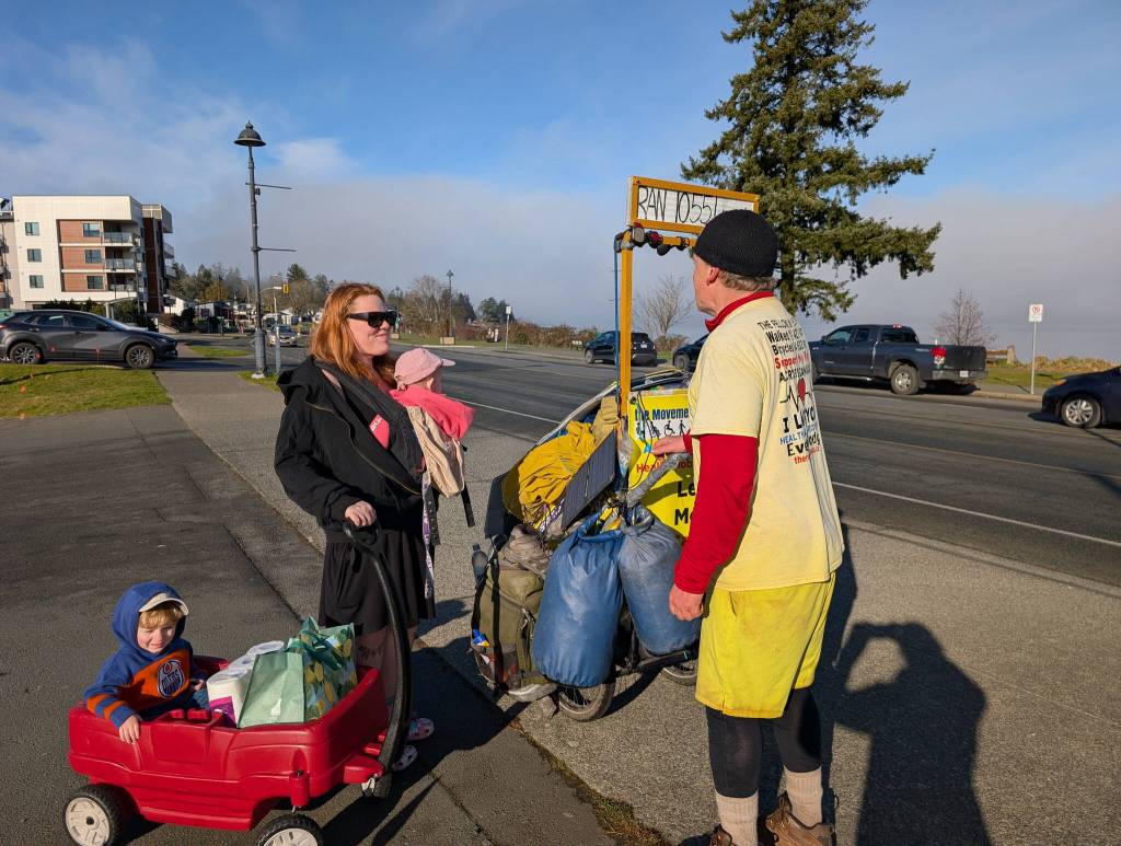 Cross-country runner encourages movement for health